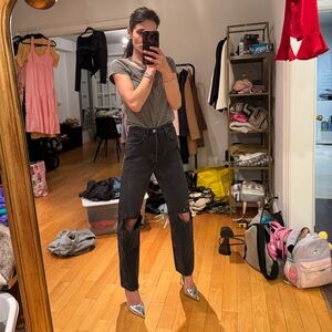 AGOLDE 90s Grey Straight Leg Jeans